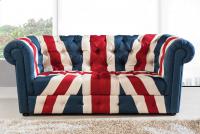 153-1布朗英國旗三人沙發
