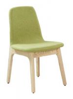 484-5葛丽丝栓木绿色布餐椅