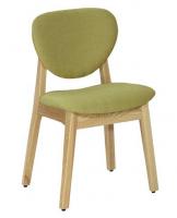 484-9欧娜栓木绿色布餐椅