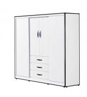 526-3温蒂7x7尺白色推门衣柜