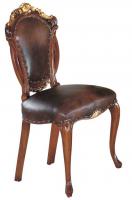 481-1奧爵法式胡桃金邊餐椅