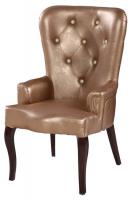 481-7金柏莉金色皮餐椅